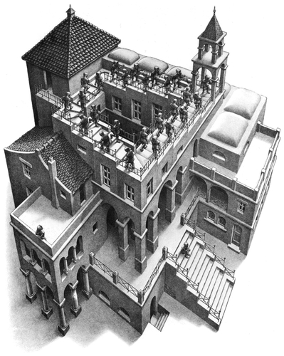 Ascending and Descending (M.C Escher, 1960)