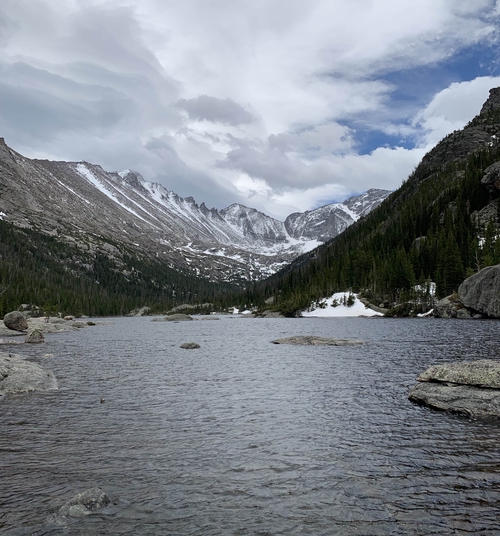 Loch Vale in Rocky Mountain National Park