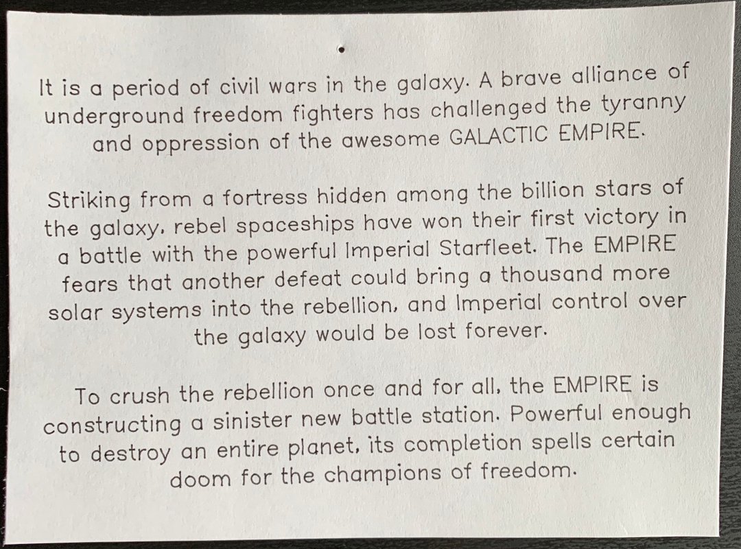 On a lucky day, text renders quite well!